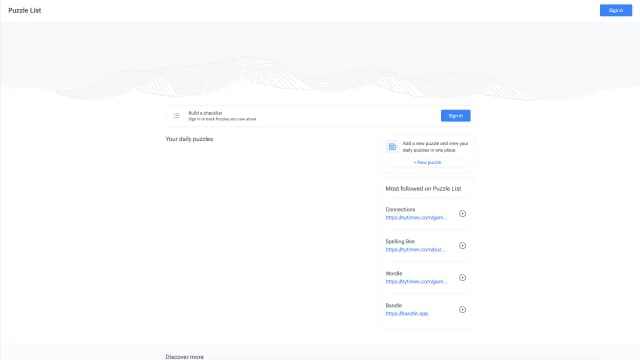 Screenshot of influencer portal website interface with content sections website